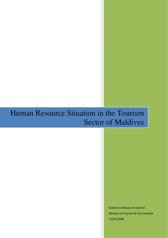 Human Resource Situation in the Tourism Sector of Maldives