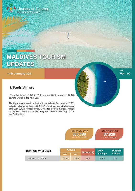 Tourism status update 14 January 2021