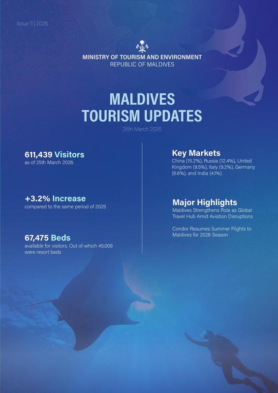 Maldives Tourism Updates - 26 March 2026