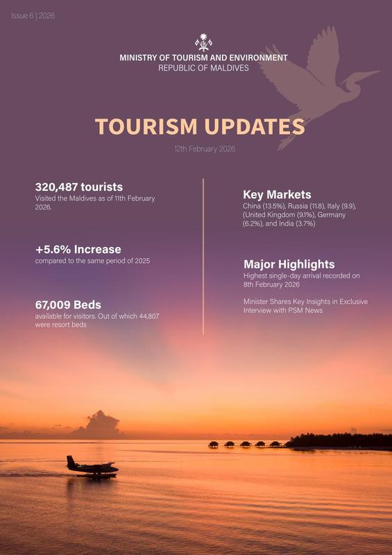 Maldives Tourism Updates - 12 February 2026